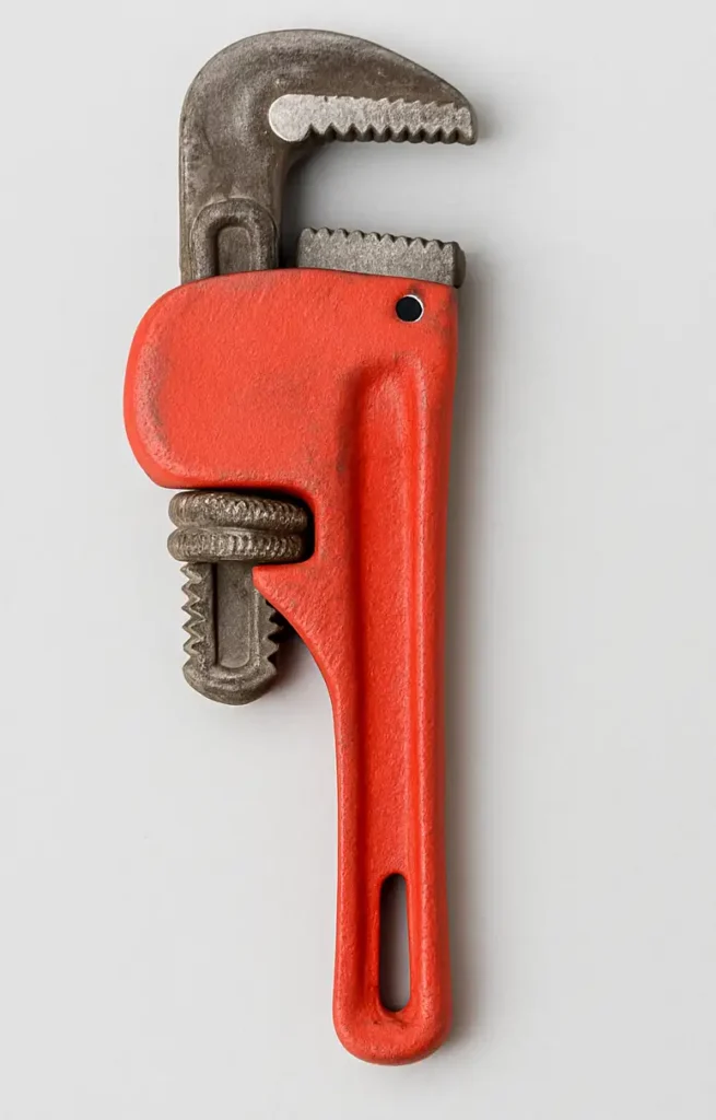 Pipe Wrench Red Pipe Wrench