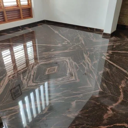 Italian marble flooring