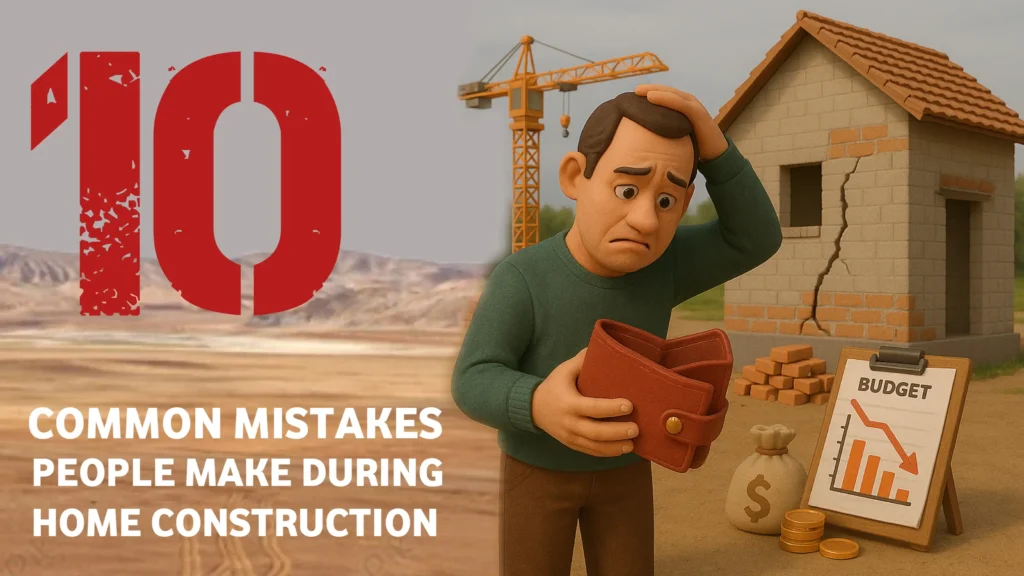 10 Common Mistakes People Make During Home Construction